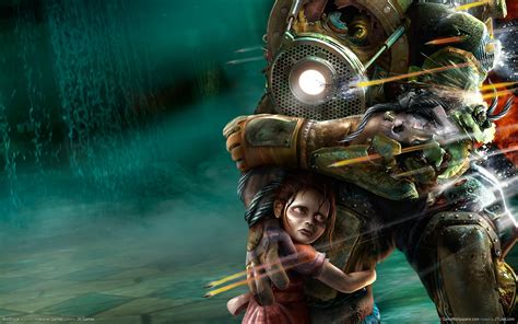 4579848 Bioshock Big Daddy Little Sister Video Games Rare Gallery Hd Wallpapers