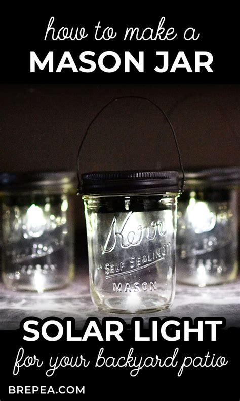 This Tutorial Teaches You How To Make Outdoor Hanging Diy Mason Jar Solar Lights Perfect For