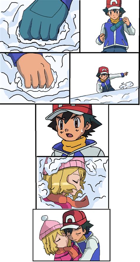 Amourshipping Trapped In The Snow By Viper3n3n3 On Deviantart