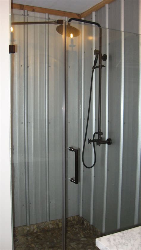 Galvanized Metal Shower Galvanized Shower Galvanized Shower Ideas