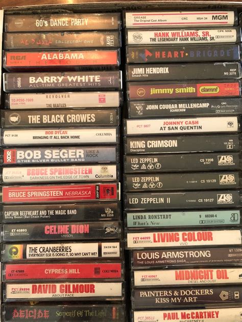 large cassette tape collection multiple listings classic etsy