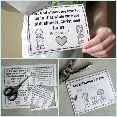 Kids can read the verses as you explain god's love for them and how he made a way for. FREE Salvation Printables | Free Homeschool Deals