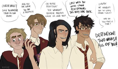 Prankin With The Marauders Harry Potter Anime Harry Potter Memes