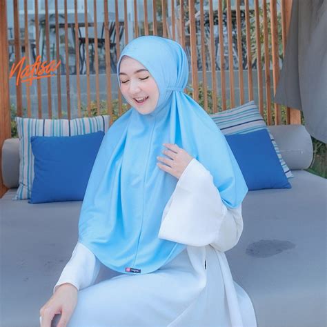 Jual Nafisa Hijab At Home Part 2 Jilbab Instan Tali Kerudung Khimar