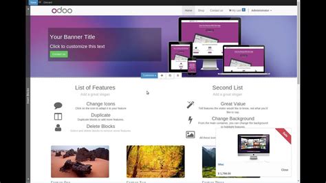 Odoo has an original approach to website building: Odoo - eCommerce sticky sale-ribbon - YouTube