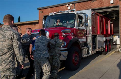 2 New Firetrucks Welcomed Past Firefighters Honored At Joint Base