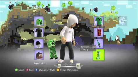 Minecraft Für Xbox 360 Official Trailer And Avatar Shop