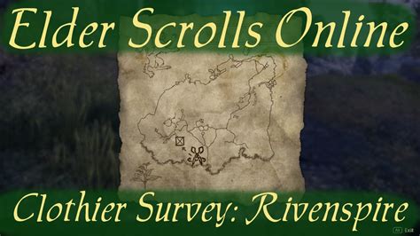 Clothier Survey Rivenspire Elder Scrolls Online YouTube