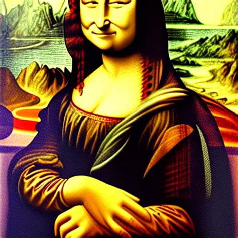 A Painting Of Mona Lisa In Pablo Picasso Style Highly Stable