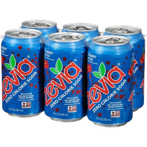 Zevia Zero Calorie Cherry Cola 6 Ct 12 Oz Shipt