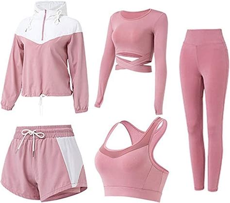 inmarces workout sets for women 5 pcs yoga outfits activewear tracksuit sets workout clothes