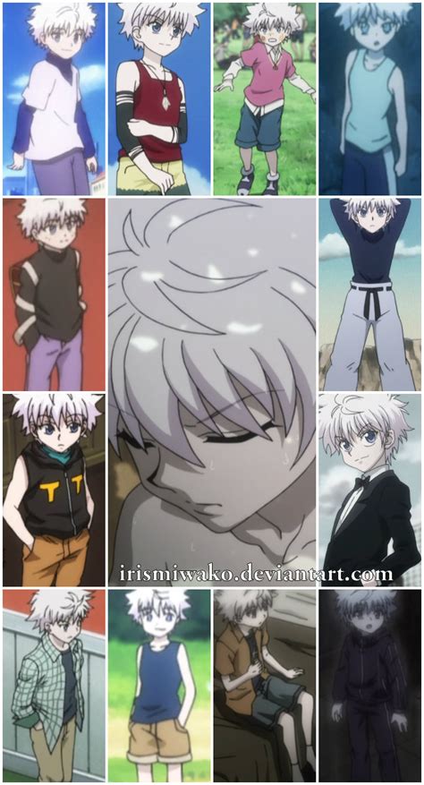 Killuas Outfits By Irismiwako On Deviantart