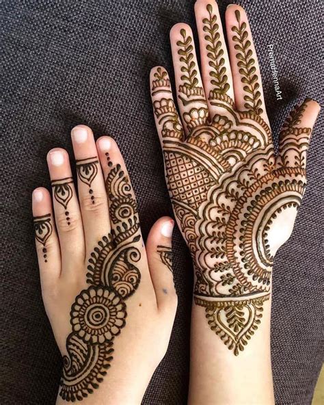 Simple Arabic Style Latest Mehndi Designs 2020 Images For Engagement