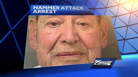 police 89 year old man attacks girlfriend with hammer