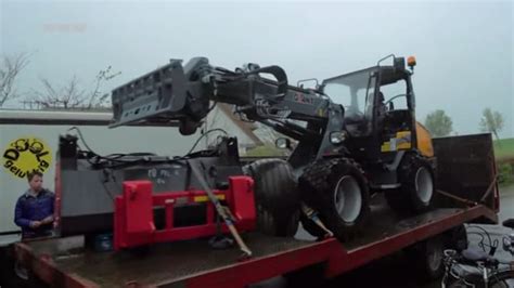 Gemist Bij Ons Op De Boerderij Boer Bram Dolblij Met Nieuwe Shovel