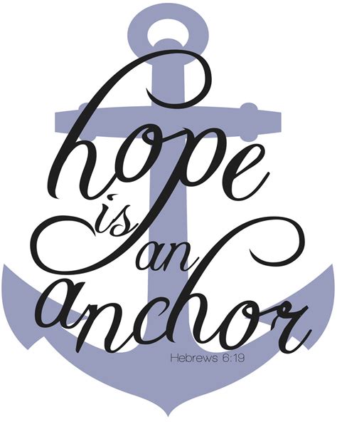 Hope With Anchor Clipart Best