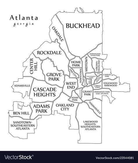 28 Atlanta In Map Of Usa Maps Online For You