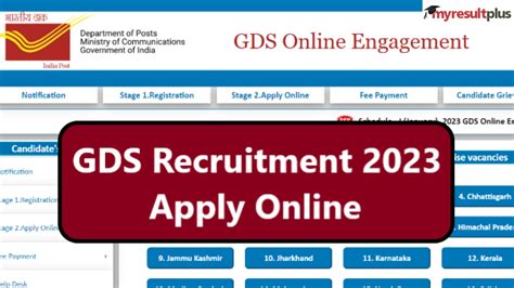 India Post Gds Recruitment Gramin Dak Sevak Gds Registration