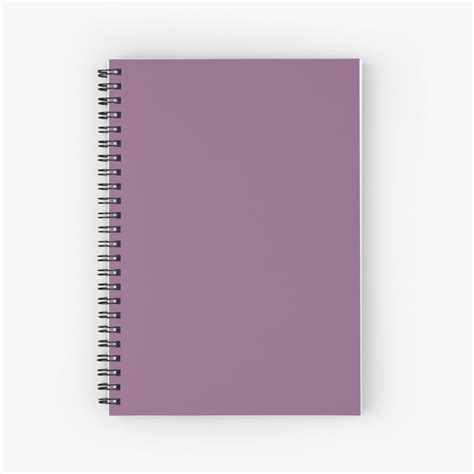 Purple Wisteria Solid Summer Party Color Spiral Notebook By Podartist