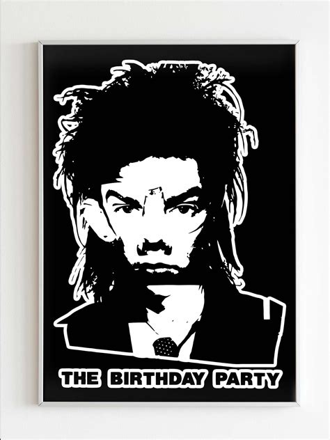 the birthday party bad seed nick cave poster poster art design