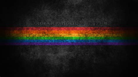 Colorea Nuestro Mundo Con Orgullo Fondo De Pantalla Del Orgullo Gay