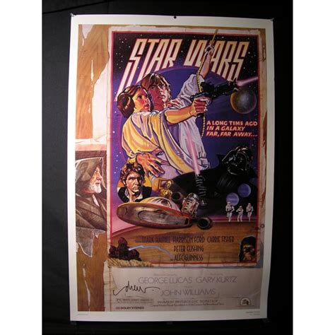 Drew Struzan Signed Star Wars Poster