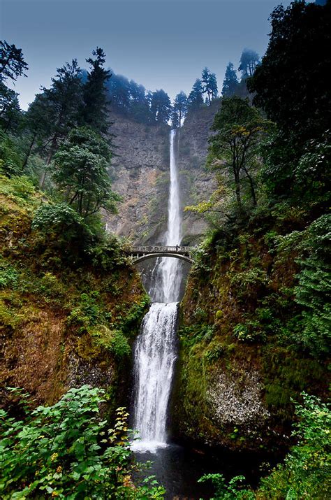 Multnomah Falls Oregon State Waterfall Photograph By Puget Exposure