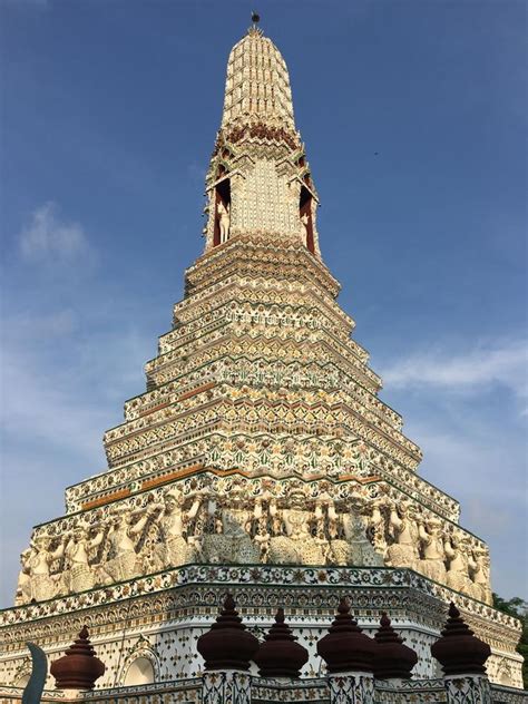 Wat Arun The Temple Of Dawn In Bangkok Thailand Stock Photo Image