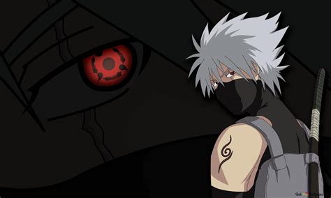 Anime Naruto Kakashi Hatake Red Eyes 2k Wallpaper Download