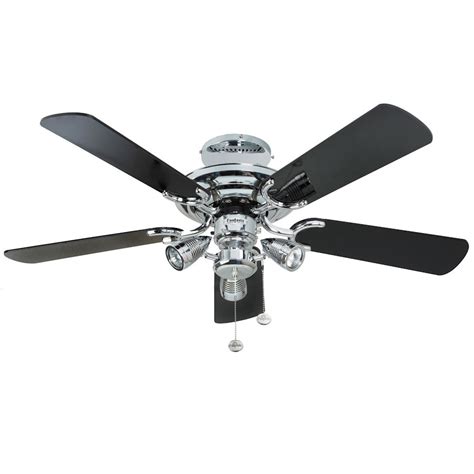Formed in 1985 fantasia ceiling fans are credited as the pioneers of the uk ceiling fan market and have developed a reputation for exceptional quality, service and value for money. Fantasia Mayfair Ceiling Fan 42 inch Chrome with Light 111757