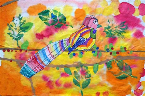Marymaking Spring Bird Collages