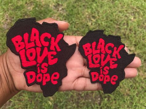 Black Love Is Dope Patches Universal Sankofa