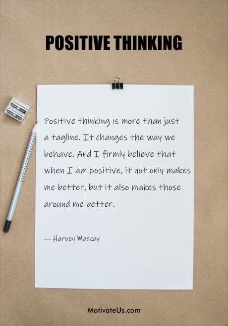 What Can Positive Thinking Do