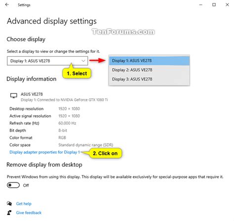 Change Screen Resolution Of Display In Windows 10 Tutorials