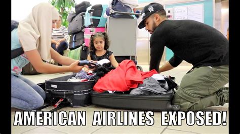 American Airlines Exposed Broke My Luggage Youtube
