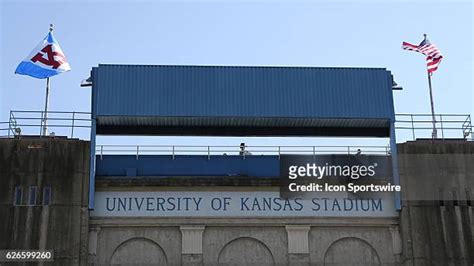 Ku Memorial Stadium Lawrence Photos And Premium High Res Pictures