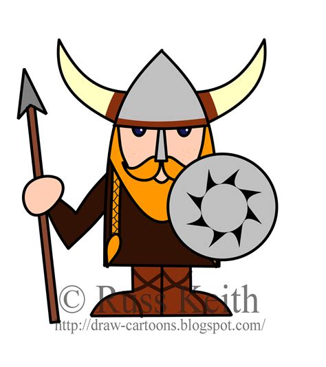 How To Draw Cartoons Viking