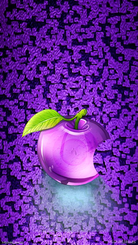 Purple Glass Apple Apple Iphone 5s Hd Wallpapers Available For Free Download Apple Wallpaper