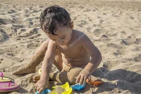 Naked Boy On The Beach Stock Photo By Mariis 82862870