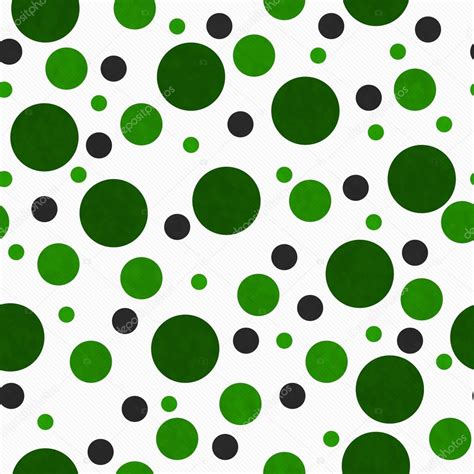 Green And White Polka Dot Tile Pattern Repeat Background — Stock Photo