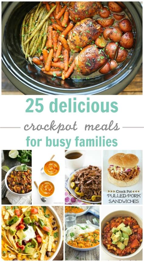 25 Delicious Crockpot Meals For Busy Families Momtrends