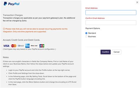 Check spelling or type a new query. Configure PayPal | Zoho Checkout