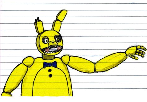 Spring Bonnie Drawing I Made In My Notebook At School R