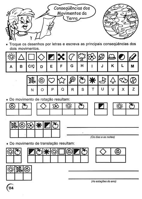 Atividades Sobre Os Movimentos Da Terra
