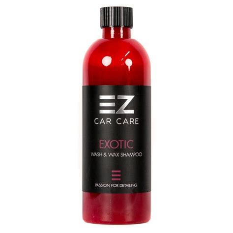 But waxing your car, the proper way, is a completely different subject. EZ Car Care autošampon Exotic Wash & Wax Carnauba - 500ml