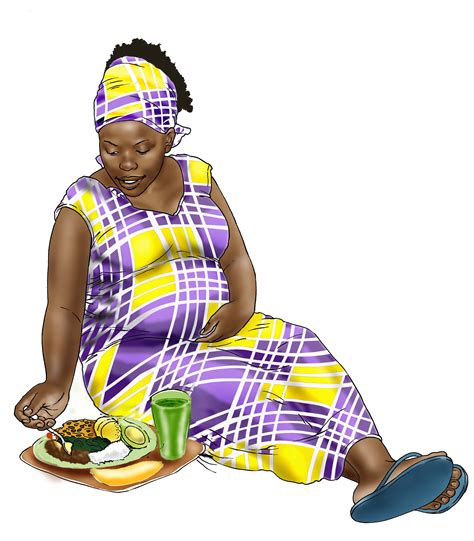 Maternal Nutrition Pregnant Woman Eating Healthy Meal 05 Nigeria Iycf Image Bank