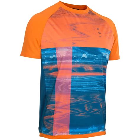 Ion Mtb Jersey Kurzarm Traze Amp Riot Orange Maciag Offroad