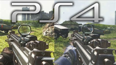 Ps4 Gameplay 1080p Playstation 4 Vs Ps3 Graphics Call Of Duty