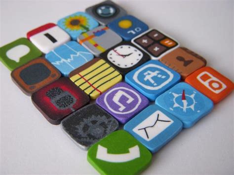 More Iphone Icon Fridge Magnets
