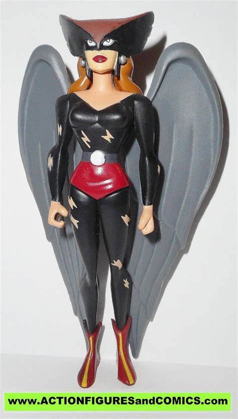 Justice League Unlimited Hawkgirl Black Battle Damaged Suit Toy Figure